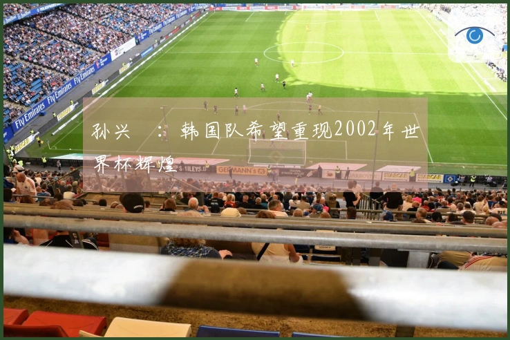 孙兴慜：韩国队希望重现2002年世界杯辉煌
